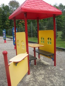 Great little tables for kids to sit and pretend