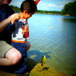Matt caught his first fish at Round Valley. *sigh* He is 7 now.  Love that boy!