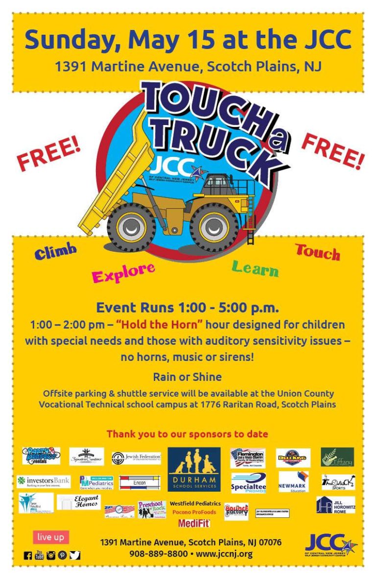 Touch a Truck, JCC Scotch Plains NJ « Your complete guide to NJ Playgrounds