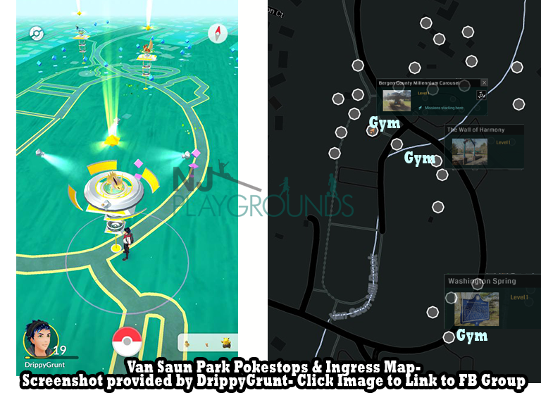 Van Saun Park Pokemon Gyms