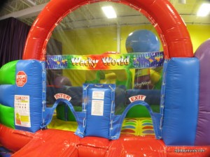wacky world obstacle course screamin parties