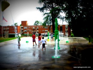 A Hot July Day at Polifly Splash Pad. 