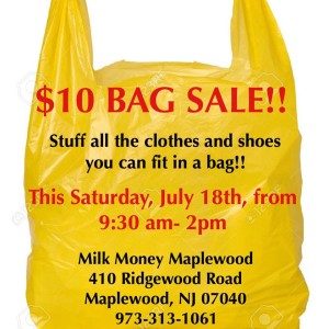 7/18 Bag Sale at Maplewood's Milk Money