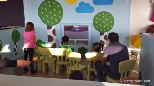 View 1 of little TV spot in cafeteria