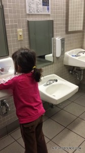 Low sink for toddlers