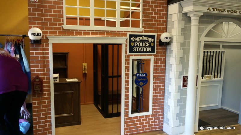 A Police Station next to the Bank with Jail!