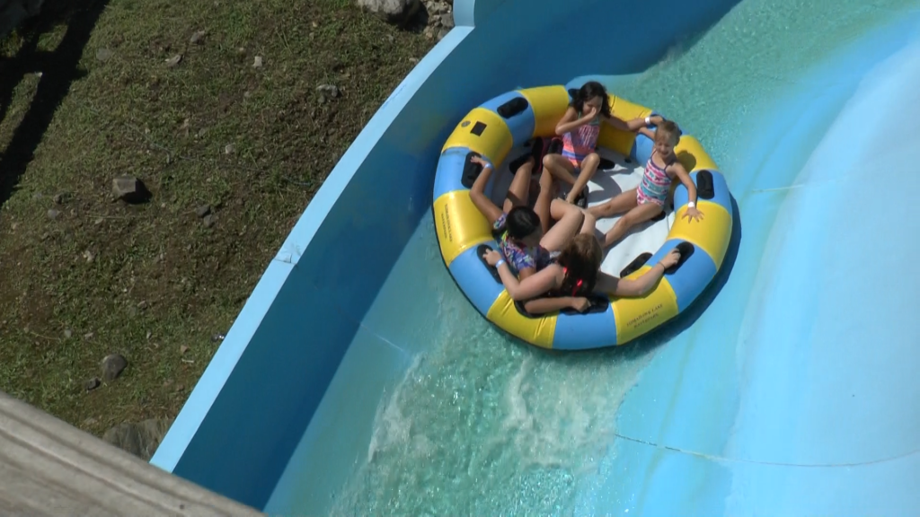 Apache Plunge- The 4 person blue slide 