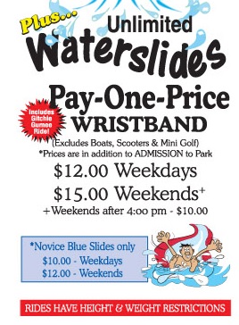 Prices for Wristbands (2016)