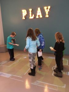 Interactive floor games are a great way to keep the kids busy. Different modules keep the kids interested. 